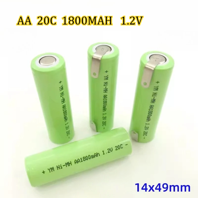 Аккумулятор AA 1800 мАч Ni-MH (никель-металл-гидридный) №5, высокотоковый (20C), 1.2В, для медицинских дрелей и ручных шуруповертов
Аккумулятор AA 1800 мАч Ni-MH (никель-металл-гидридный) №5, высокотоковый (20C), 1.2В, для медицинских дрелей и ручных шуруповертов