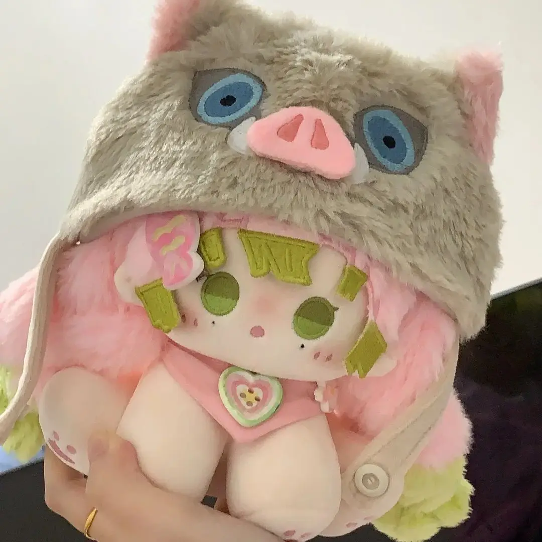 Demon Slayer: Kanroji Sanri Plush Doll 15cm Cute Anime Character Inosuke Obashidaira Pig Head Hat Cotton Doll Fan Gift
Demon Slayer: Kanroji Sanri Plush Doll 15cm Cute Anime Character Inosuke Obashidaira Pig Head Hat Cotton Doll Fan Gift