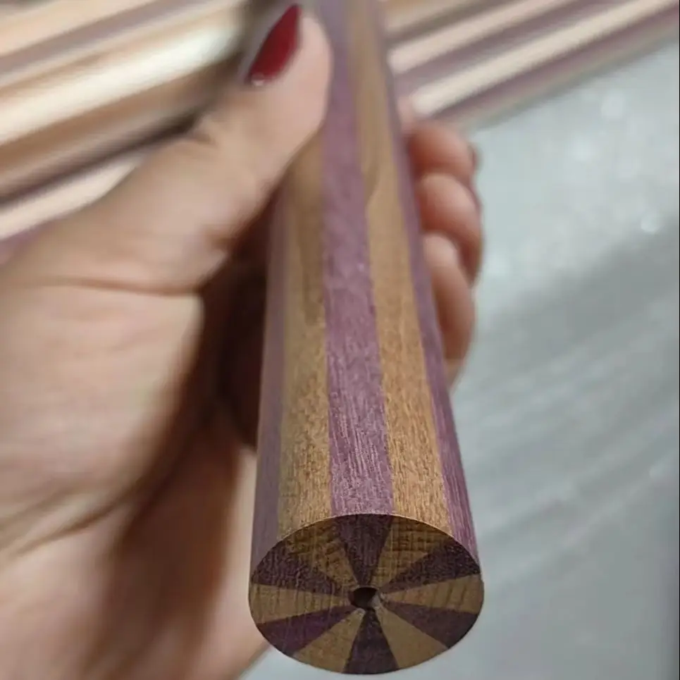 Billiards Shafts For Pool Cue Parts 12 in 1 Carbonized Maple Wood and Purple Heart Wood Length:750mm Diameter:25mm 3PCS/Pack
Billiards Shafts For Pool Cue Parts 12 in 1 Carbonized Maple Wood and Purple Heart Wood Length:750mm Diameter:25mm 3PCS/Pack