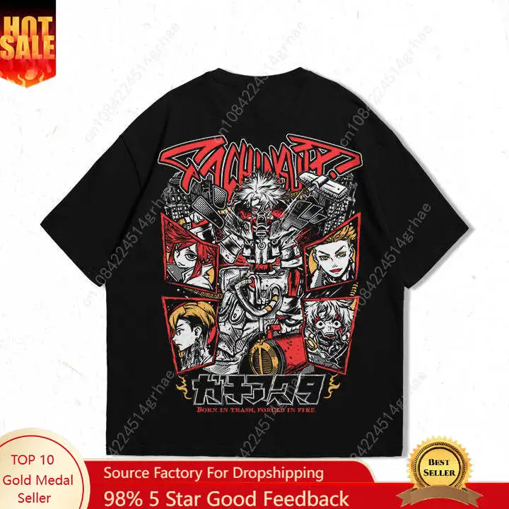 Hot Anime Manga Gachiakuta Graphic T-shirt Wome Men Oversized Street Tee Shirt High Quality Harajuku Female Male Short Sleeves
Hot Anime Manga Gachiakuta Graphic T-shirt Wome Men Oversized Street Tee Shirt High Quality Harajuku Female Male Short Sleeves