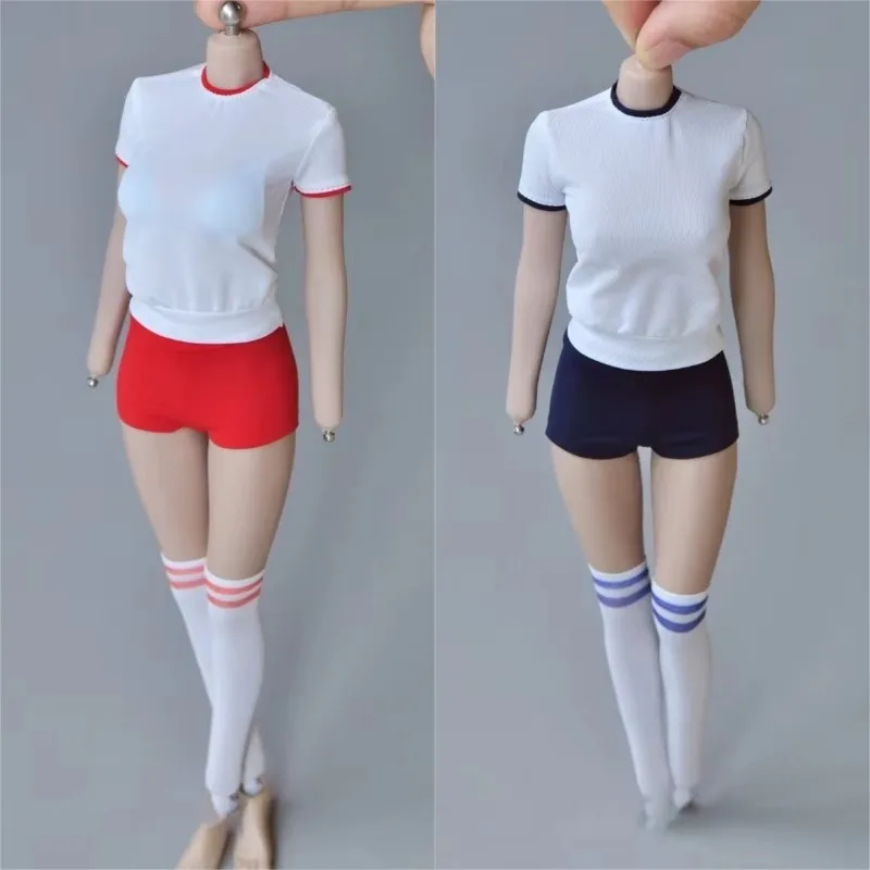1/6 Soldier Japanese Sportswear T-shirt Shorts Suit for 12 "female Action Figures Tbl Ph Model Accessories
1/6 Soldier Japanese Sportswear T-shirt Shorts Suit for 12 "female Action Figures Tbl Ph Model Accessories