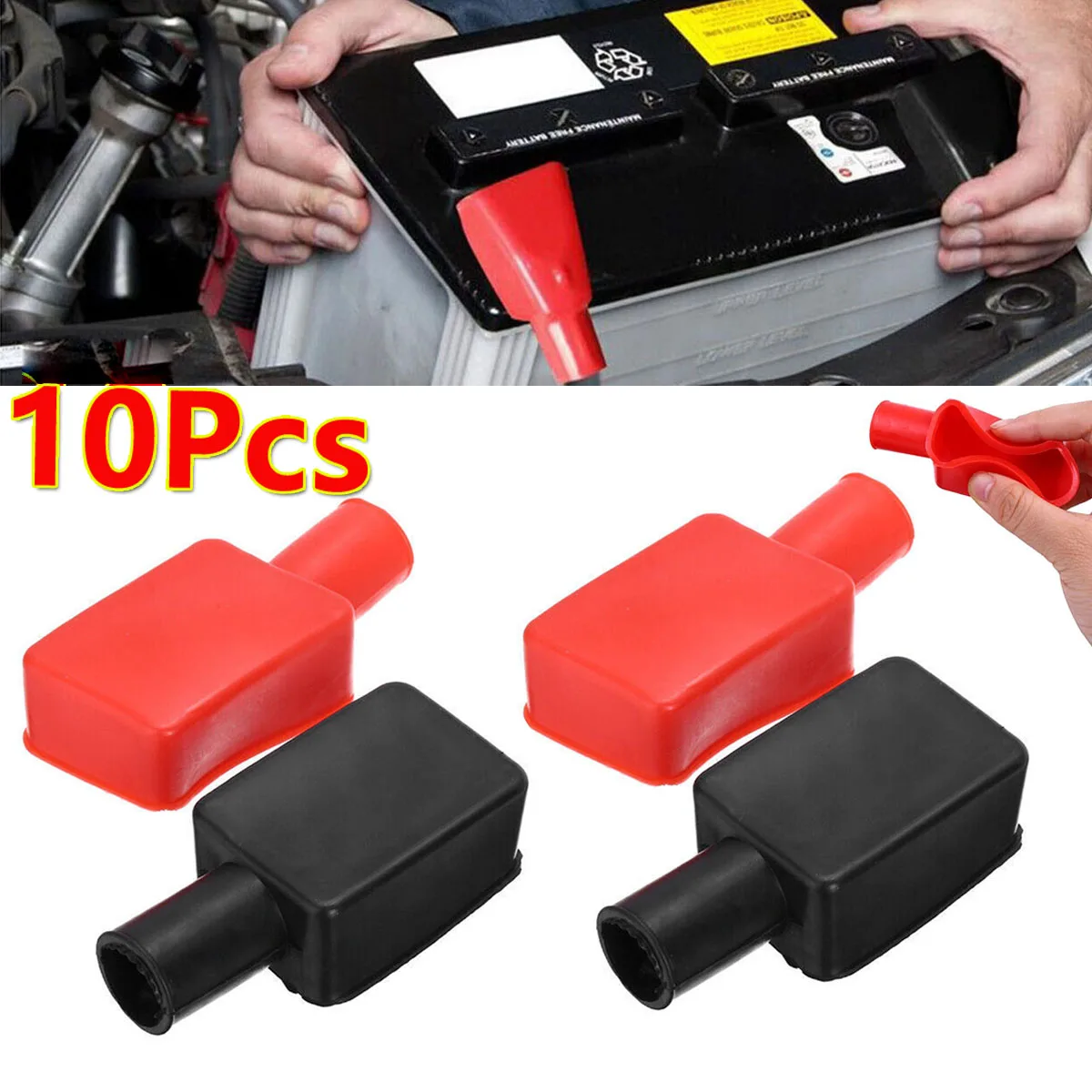 10 шт. автомобильный аккумуляторный столб, положительная и отрицательная защитная крышка, мягкий пластик, гибкий изолятор клеммы аккумулятора, защитный
10 шт. автомобильный аккумуляторный столб, положительная и отрицательная защитная крышка, мягкий пластик, гибкий изолятор клеммы аккумулятора, защитный