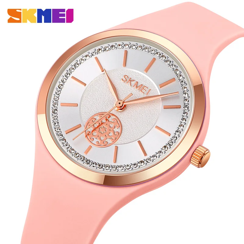 SKMEI Fashion Simple Watch For Women Luxury Quartz Woman Wrist Watch Silicone Waterproof Wrist Clock For Girls Montre Femme
SKMEI Fashion Simple Watch For Women Luxury Quartz Woman Wrist Watch Silicone Waterproof Wrist Clock For Girls Montre Femme