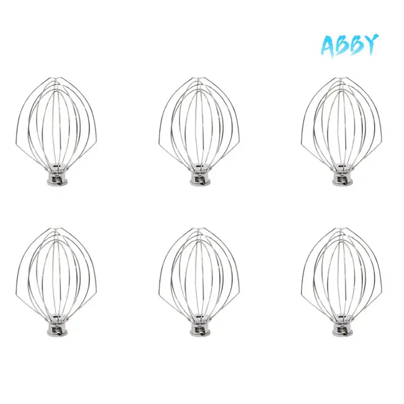 ABBY-6X K5AWW Replacement Wire Whip For Kitchenaid Vertical Mixer Aid, 5 Quart Lift Bowl 6-Wire Whip Attachment Accessories
ABBY-6X K5AWW Replacement Wire Whip For Kitchenaid Vertical Mixer Aid, 5 Quart Lift Bowl 6-Wire Whip Attachment Accessories