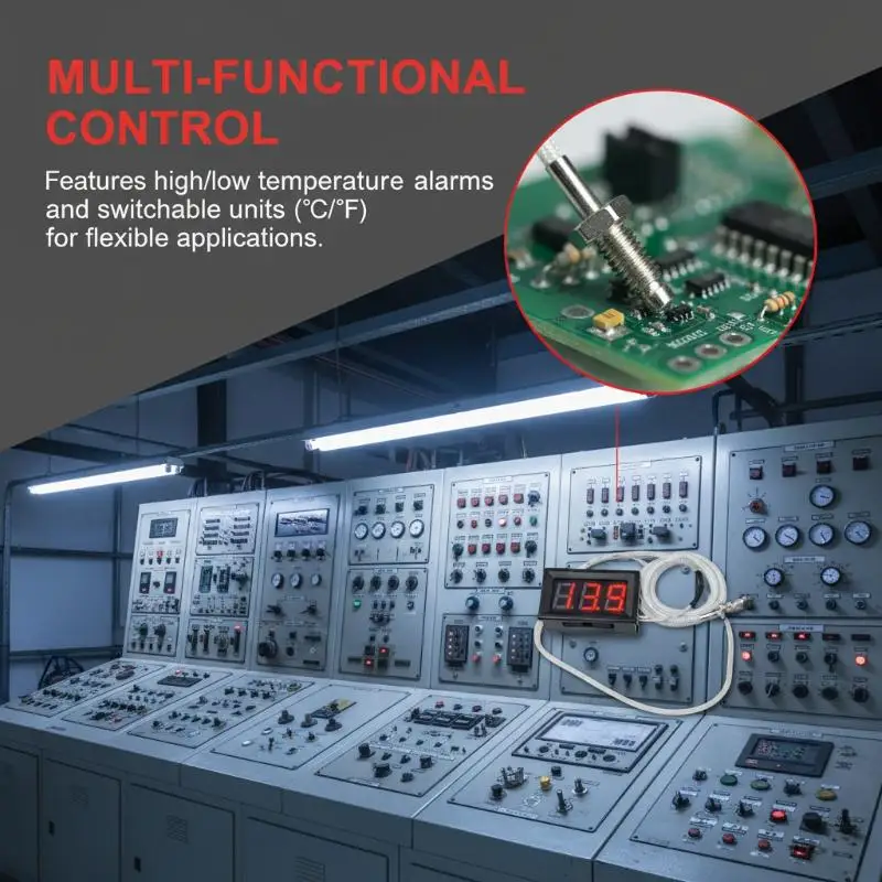 XH-B310 K-type LED Digital Temperature Controller Industrial Thermocouple High Precision Sensor for Laboratory Processing
XH-B310 K-type LED Digital Temperature Controller Industrial Thermocouple High Precision Sensor for Laboratory Processing