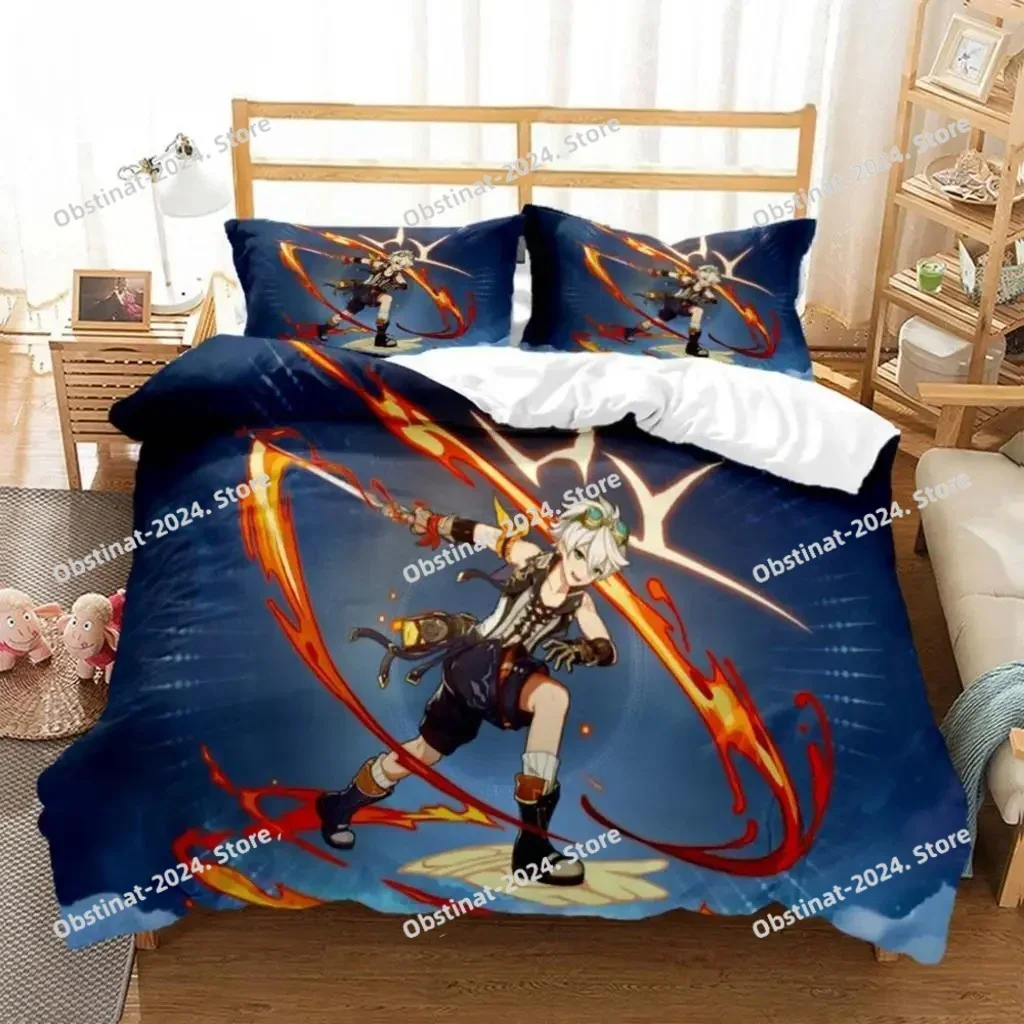 Anime Genshin Impact Animation Bedding Set Duvet Cover Full Queen King Size Pillowcase Bed Print Aldult Kid Bedroom Single Twin
Anime Genshin Impact Animation Bedding Set Duvet Cover Full Queen King Size Pillowcase Bed Print Aldult Kid Bedroom Single Twin