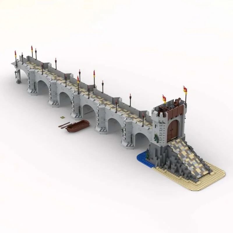 MOC building blocks toy medieval bridge model set for creative assembly - an ideal gift for any enthusiast during the holiday se
MOC building blocks toy medieval bridge model set for creative assembly - an ideal gift for any enthusiast during the holiday se