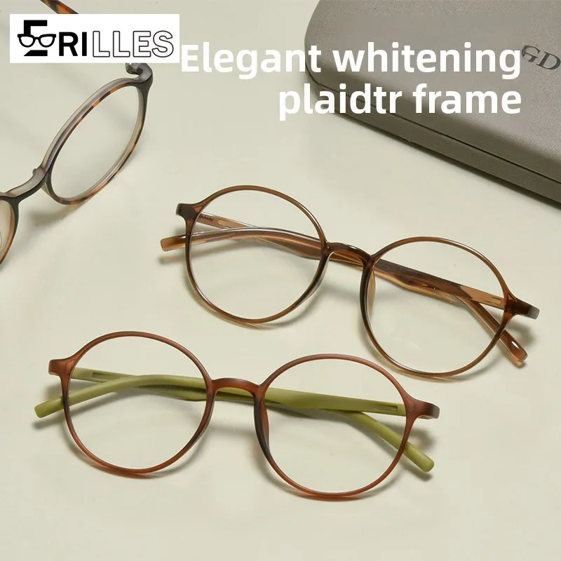 Artistic Natural Look Glasses Women, TR90 Round Full Frame Vintage, 6g Featherlight Retro Design, Comfortable & Light
Artistic Natural Look Glasses Women, TR90 Round Full Frame Vintage, 6g Featherlight Retro Design, Comfortable & Light