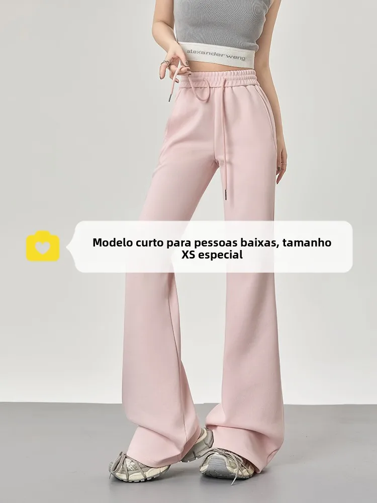 Slim Fit American Style Hot Girl Pink Bell Bottom Yoga Pants Women's Spring Summer Casual Sports Trousers Street Fashion
Slim Fit American Style Hot Girl Pink Bell Bottom Yoga Pants Women's Spring Summer Casual Sports Trousers Street Fashion