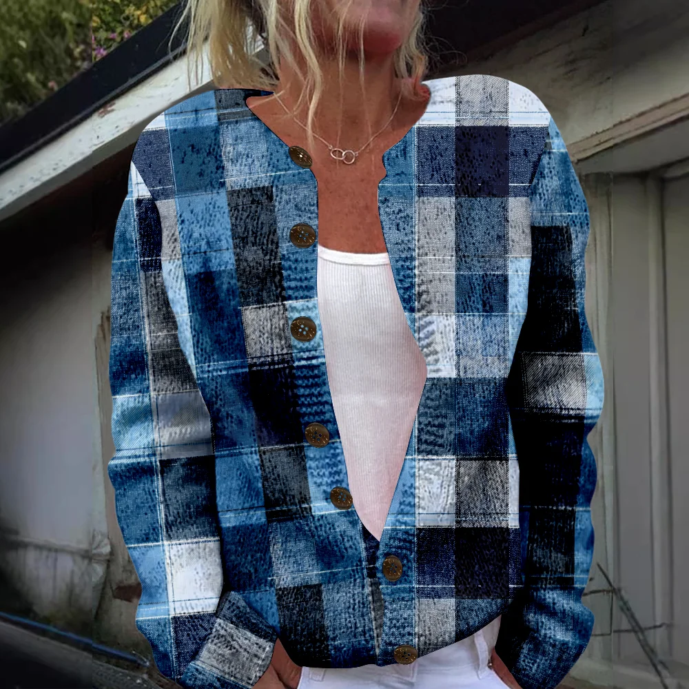 Осень-зима вязаный клетчатый кардиган классический модный повседневный свитер уличная одежда женские свитера вязаный топ уютные джемперы модные
Осень-зима вязаный клетчатый кардиган классический модный повседневный свитер уличная одежда женские свитера вязаный топ уютные джемперы модные