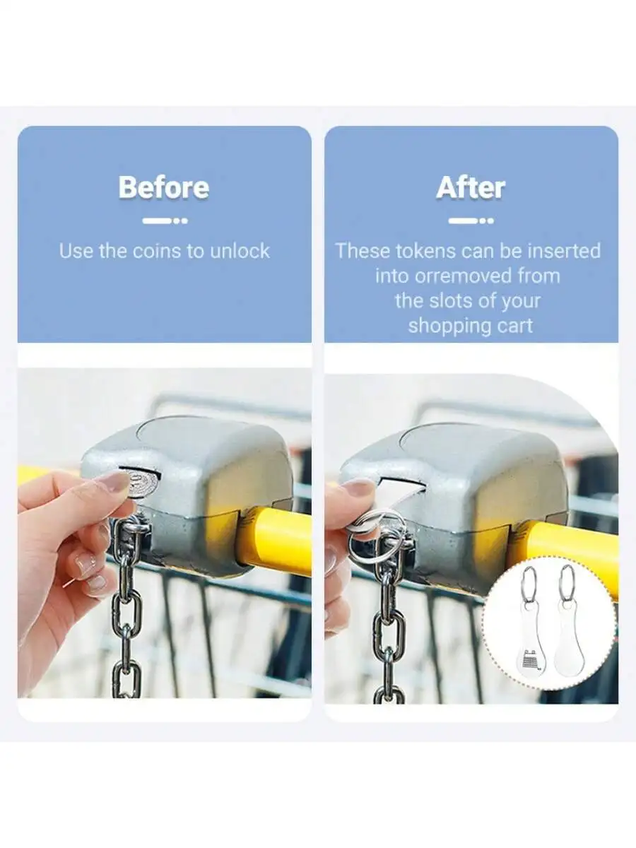 Aluminum Alloy Keychain With Shopping Cart Token Holder For Grocery Trolley
Aluminum Alloy Keychain With Shopping Cart Token Holder For Grocery Trolley
