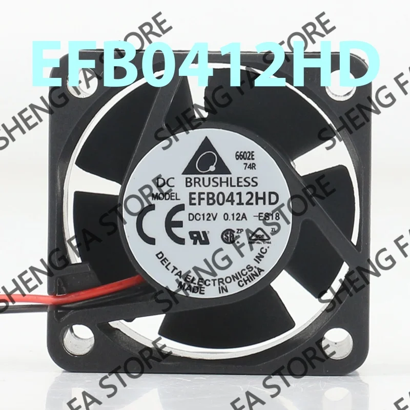 Cooling Fan EFB0412HD-ES18 Delta 5V 24V 48V DC 12V 0.12A AC EC 4020 40X40X20MM 4CM Large air Volume Chassis Inverter Double Ball
Cooling Fan EFB0412HD-ES18 Delta 5V 24V 48V DC 12V 0.12A AC EC 4020 40X40X20MM 4CM Large air Volume Chassis Inverter Double Ball