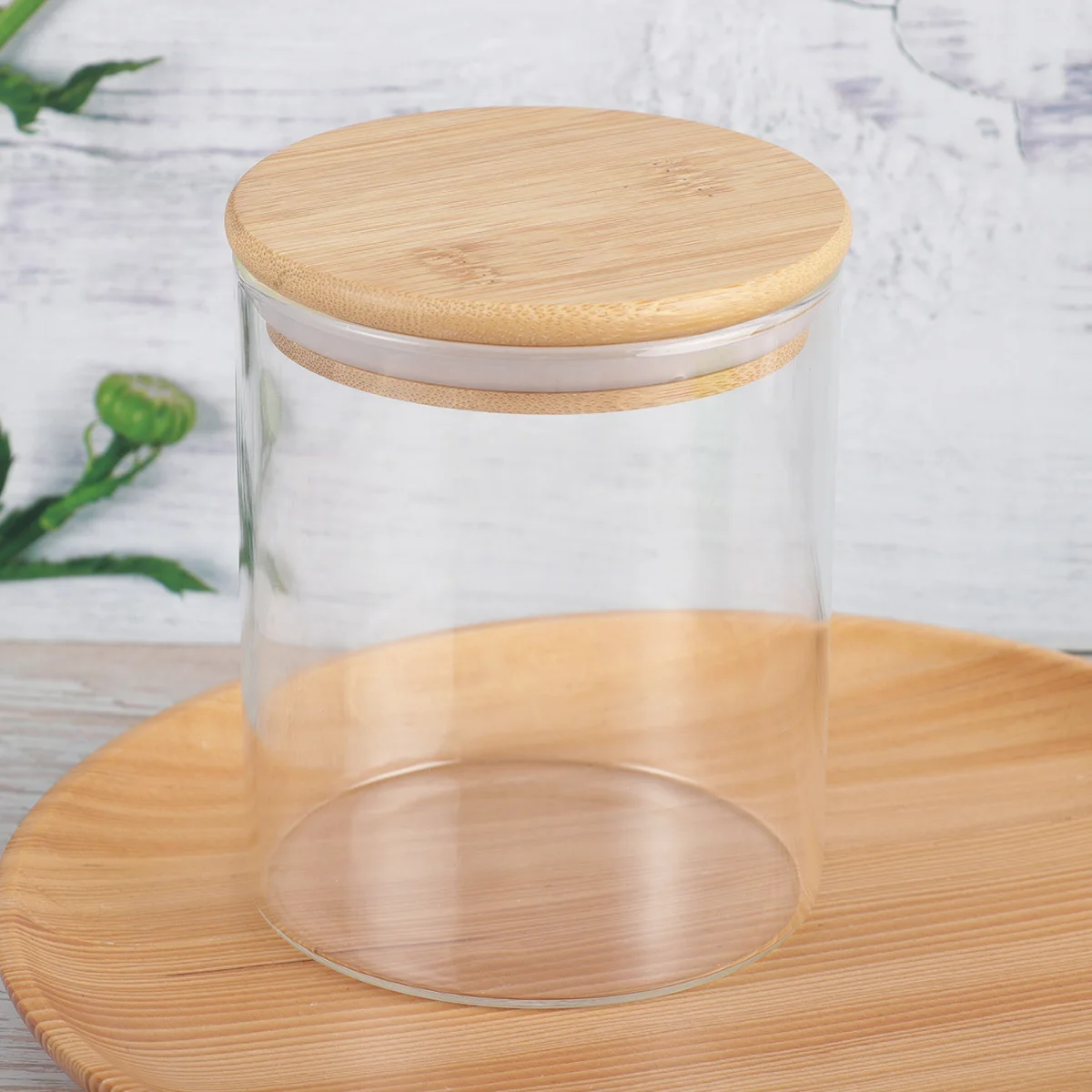 Storage Tank Sealed Jar Food Containers with Lids Tight Bamboo Transparent Canister
Storage Tank Sealed Jar Food Containers with Lids Tight Bamboo Transparent Canister