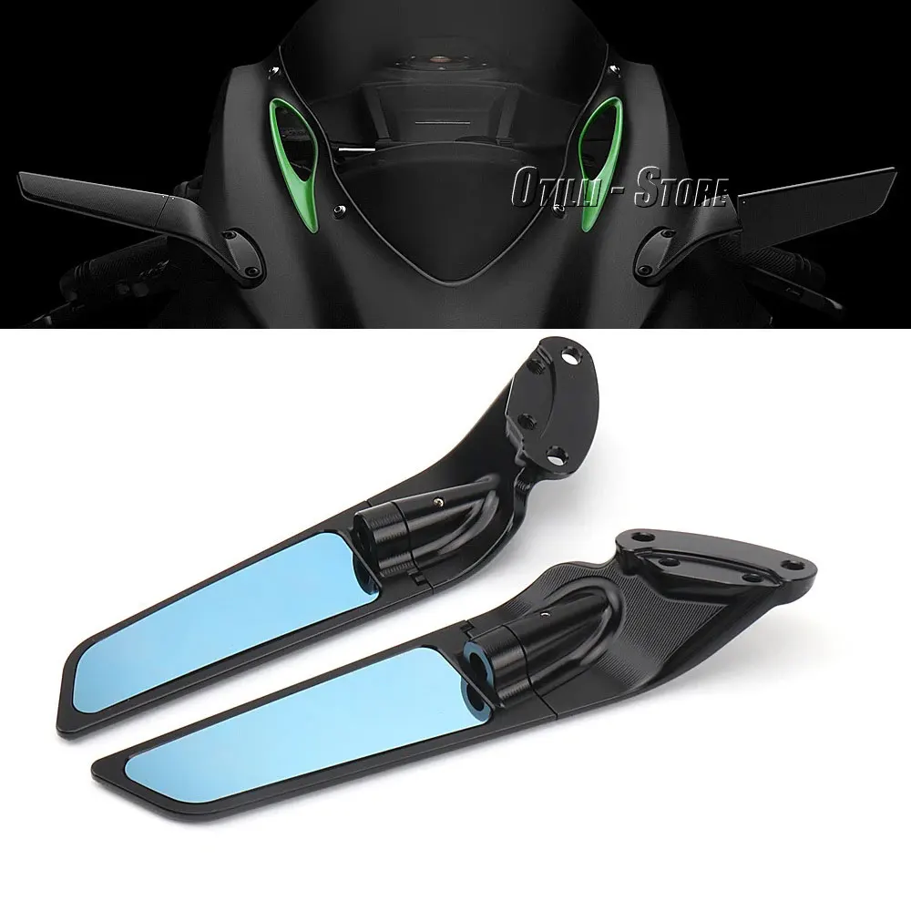 New Motorcycle Adjustable Wing Rearview Mirror Is Suitable For Kawasaki Ninja ZX-10R ZX-10R SE ZX-10RR
New Motorcycle Adjustable Wing Rearview Mirror Is Suitable For Kawasaki Ninja ZX-10R ZX-10R SE ZX-10RR