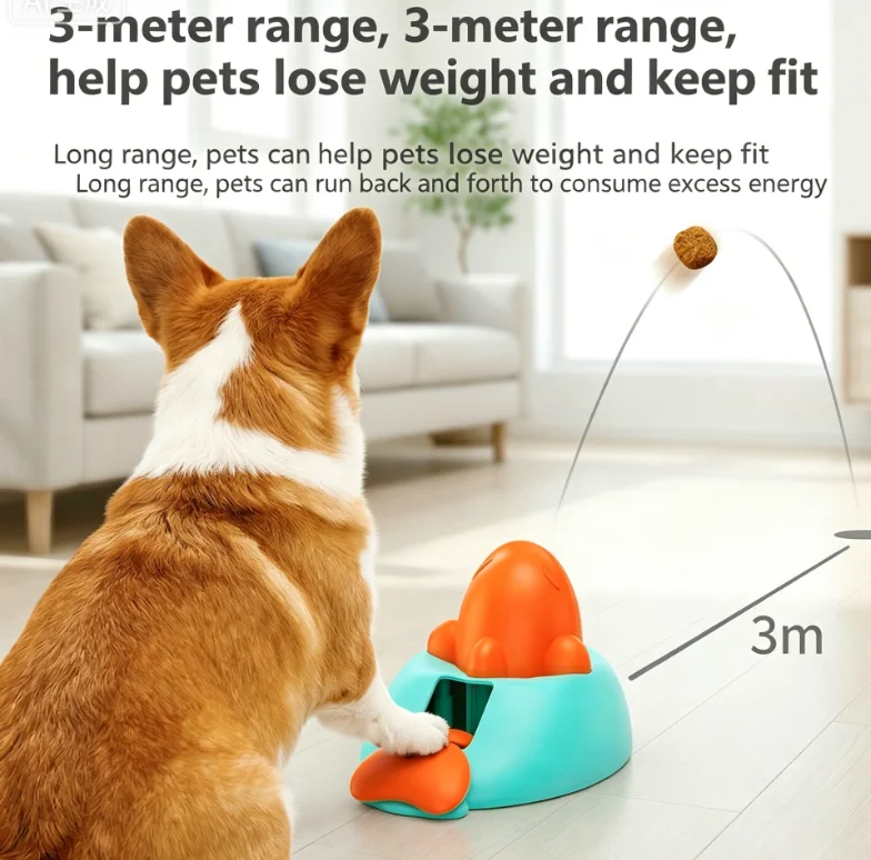 Dog Interactive Treat Dispenser Ricochet Treat Launcher Energy-Burning Training Reward Toy Slow Feeder Pet IQ Puzzle Training
Dog Interactive Treat Dispenser Ricochet Treat Launcher Energy-Burning Training Reward Toy Slow Feeder Pet IQ Puzzle Training