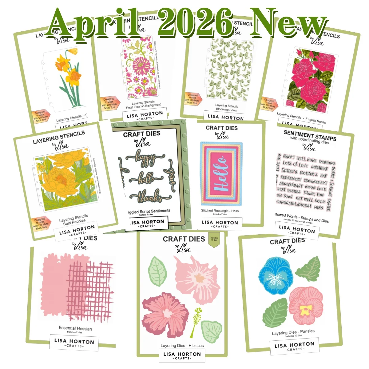 2026 New Hibiscus Pansies Peonies Roses Daffodil Metal Cutting Dies Clear Stamps Layering Stencil for DIY Greeting Card Making
2026 New Hibiscus Pansies Peonies Roses Daffodil Metal Cutting Dies Clear Stamps Layering Stencil for DIY Greeting Card Making
