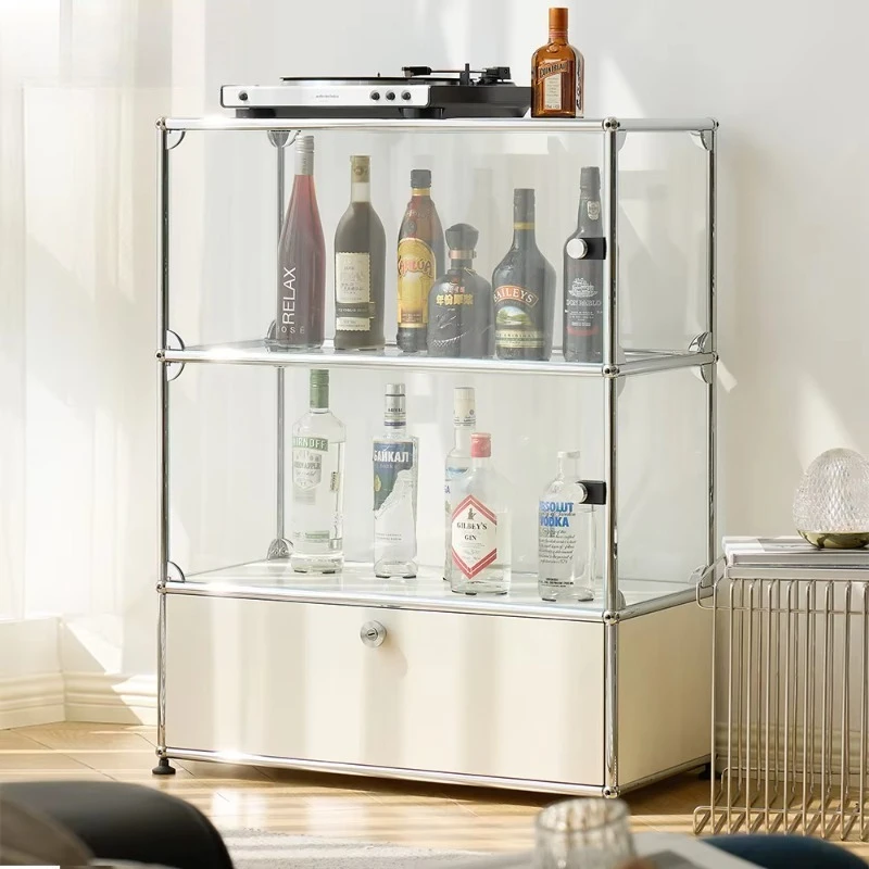 Modular Glass Wine Cabinet Bauhaus Antique Style Stainless Steel Storage Decoration Transparent Model Cabinet
Modular Glass Wine Cabinet Bauhaus Antique Style Stainless Steel Storage Decoration Transparent Model Cabinet