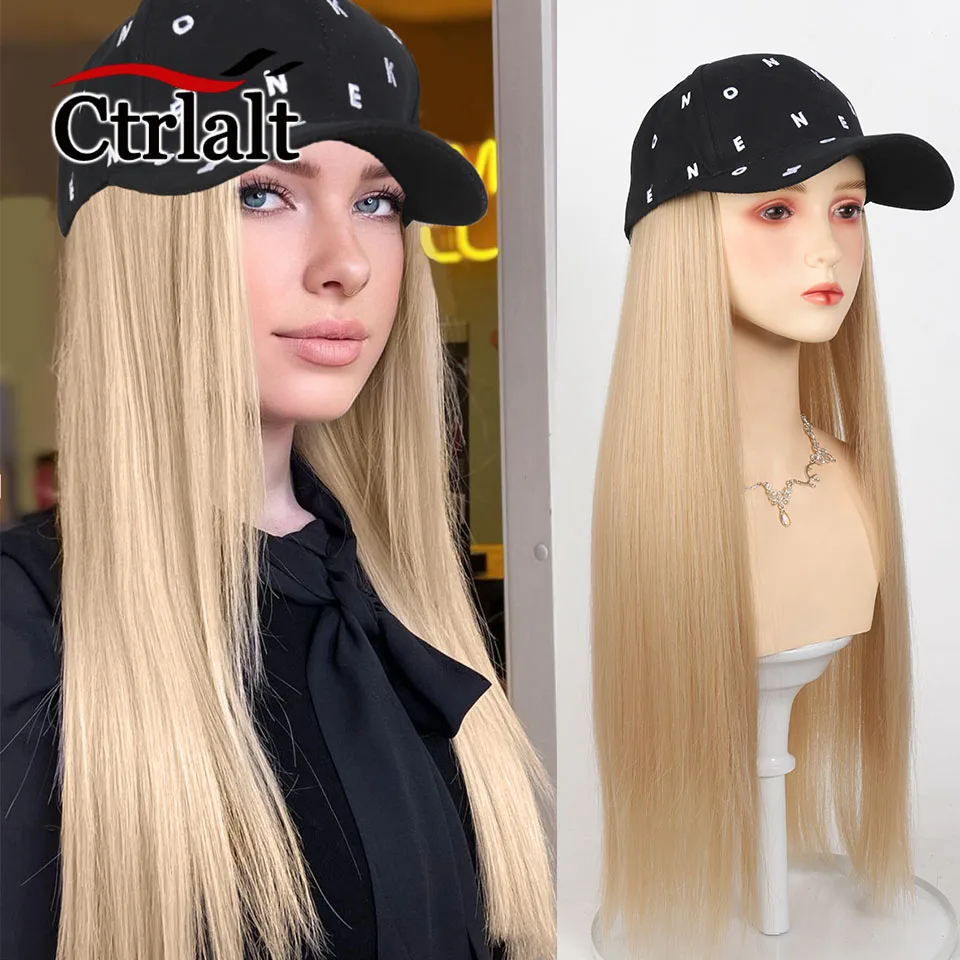 Long Straight Baseball Cap Wig Synthetic Fake Hair With Black Red Cap For Women Adjustable Hat Wig Attached Hair Baseball Cap
Long Straight Baseball Cap Wig Synthetic Fake Hair With Black Red Cap For Women Adjustable Hat Wig Attached Hair Baseball Cap