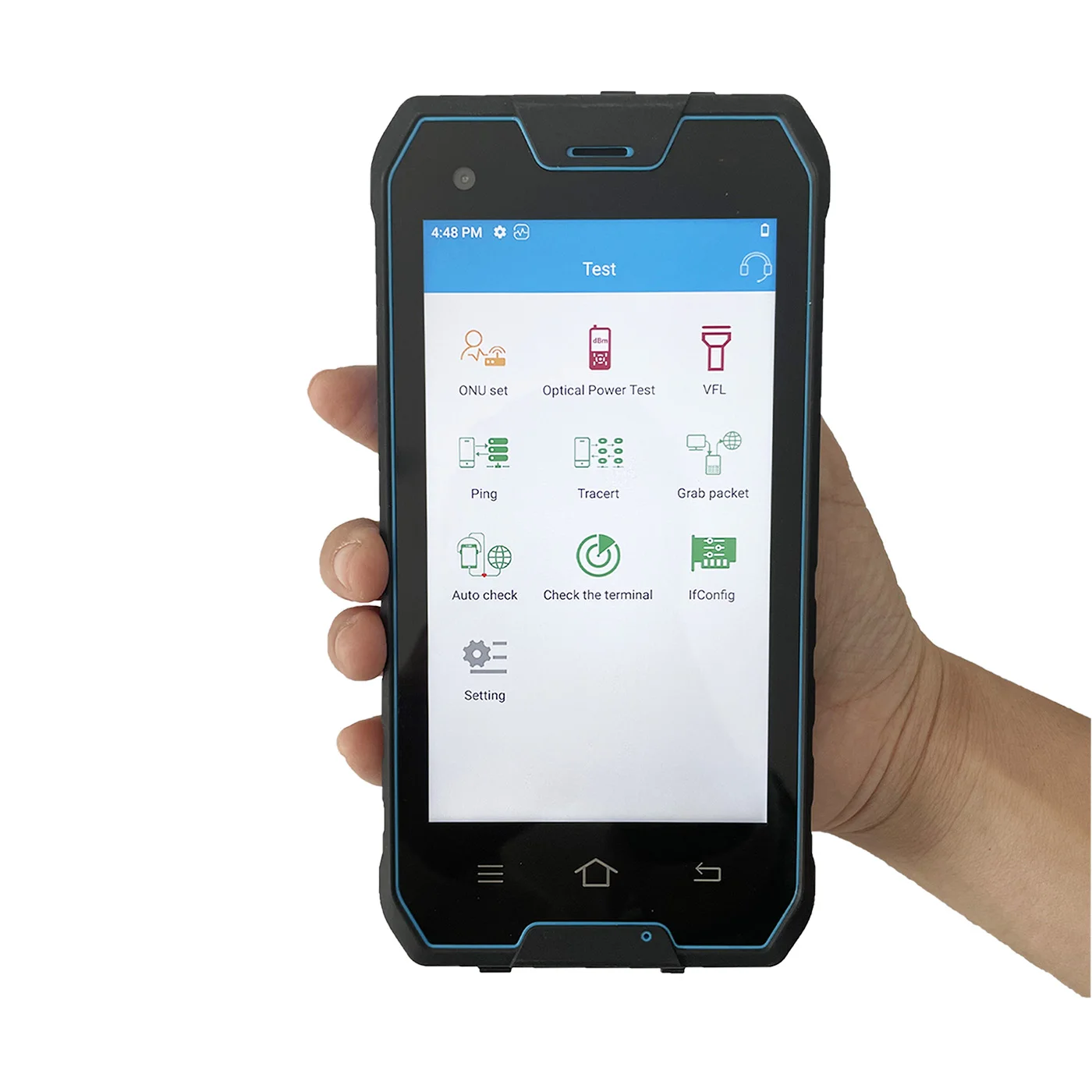 S113 New Gigabit Speed Test PDA With 1G/10G Power Meter VFL IPTV Emulation Supports Wifi6 Gps Camera 1g And 2.5g Wired Network
S113 New Gigabit Speed Test PDA With 1G/10G Power Meter VFL IPTV Emulation Supports Wifi6 Gps Camera 1g And 2.5g Wired Network