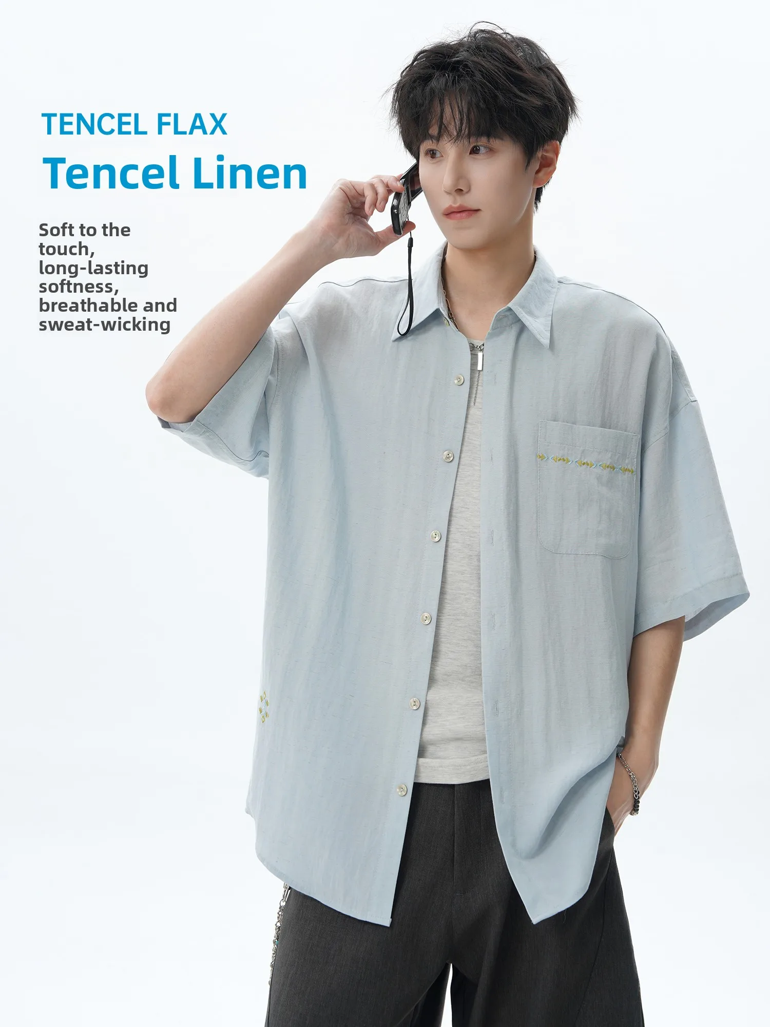 Maitou Retro Color Block Short Sleeve Cotton Linen Men's Summer Casual Shirt Breathable Comfortable Loose Fit Street Style
Maitou Retro Color Block Short Sleeve Cotton Linen Men's Summer Casual Shirt Breathable Comfortable Loose Fit Street Style