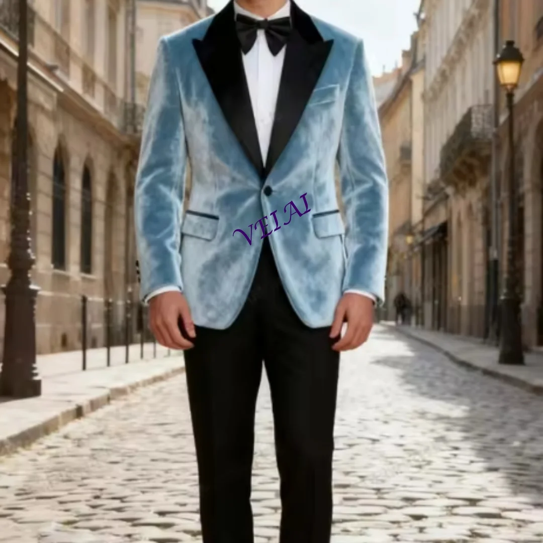 CustomizedFashionable Notched Lapel Men's Suit Set For Wedding Formal Velvet Business 2PCS Men's Suit Set Including Jacket Pants
CustomizedFashionable Notched Lapel Men's Suit Set For Wedding Formal Velvet Business 2PCS Men's Suit Set Including Jacket Pants