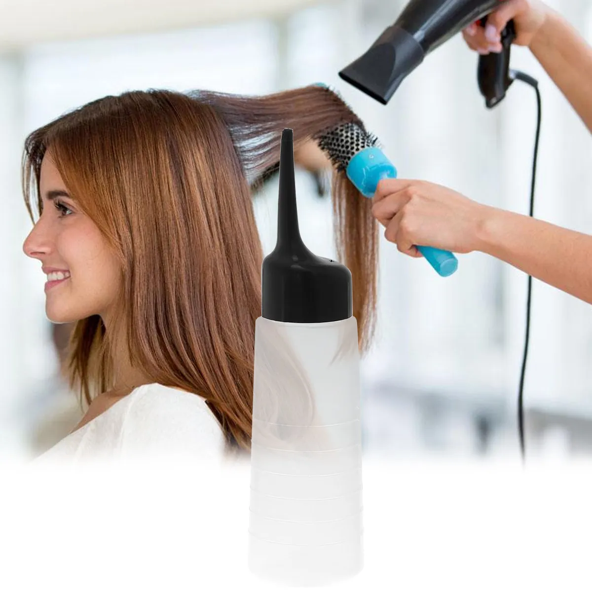 Leakproof Slant Tip Applicator Bottle with Side Measurement Scale 15x5x4cm for Hair Parting Coloring Shampoo Conditioner Empty
Leakproof Slant Tip Applicator Bottle with Side Measurement Scale 15x5x4cm for Hair Parting Coloring Shampoo Conditioner Empty