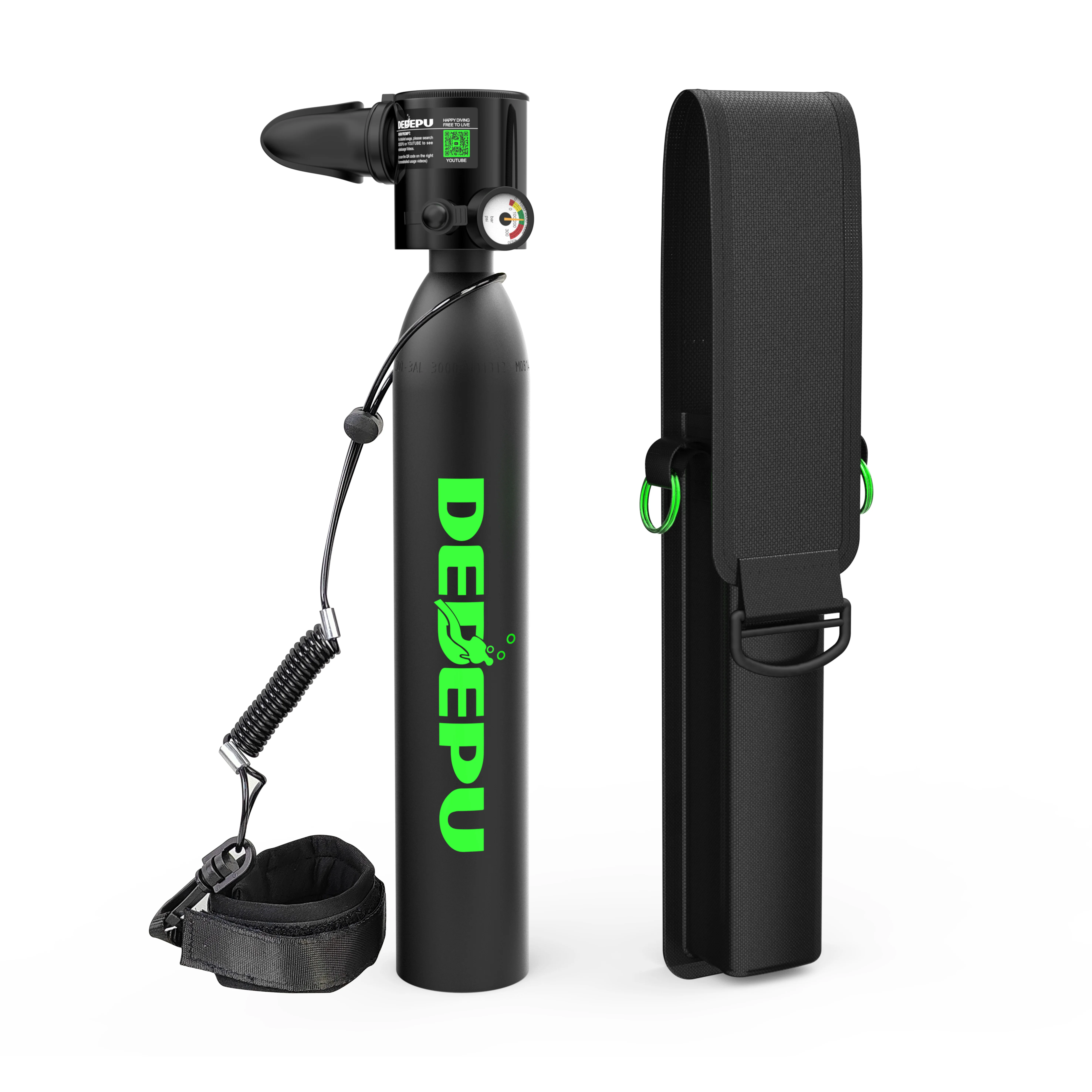 Mini Scuba Diving Air Tank 0.5L Capacity 10 Minutes Reserve for Swimming Diving Equipment Portable Underwater Breathing Gear
Mini Scuba Diving Air Tank 0.5L Capacity 10 Minutes Reserve for Swimming Diving Equipment Portable Underwater Breathing Gear