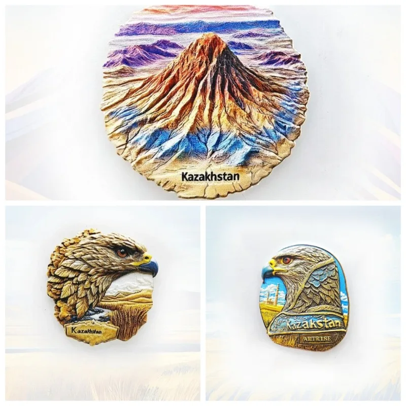 Kazakhstan Bektau-Ata Mountain & Eagle Fridge Magnet Travel Souvenir Central Asian Landscape Decor Unique Cultural Gift Magnet
Kazakhstan Bektau-Ata Mountain & Eagle Fridge Magnet Travel Souvenir Central Asian Landscape Decor Unique Cultural Gift Magnet