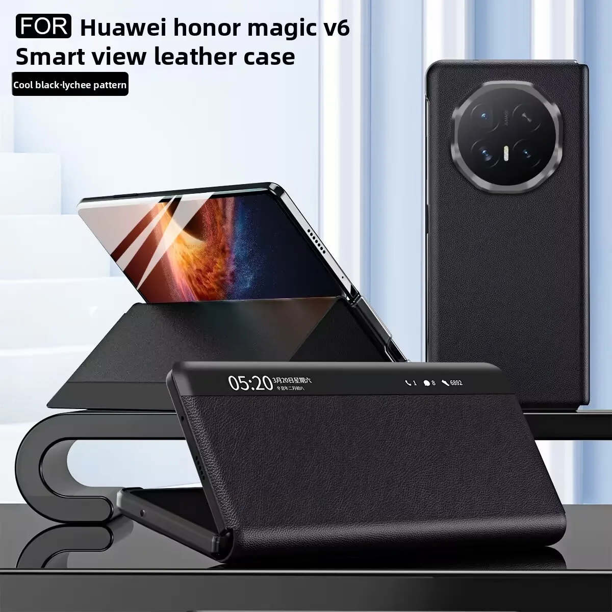 Wallet Leather For Honor Magic V6 Case Smart Windows Flip Book Protective Cover
Wallet Leather For Honor Magic V6 Case Smart Windows Flip Book Protective Cover
