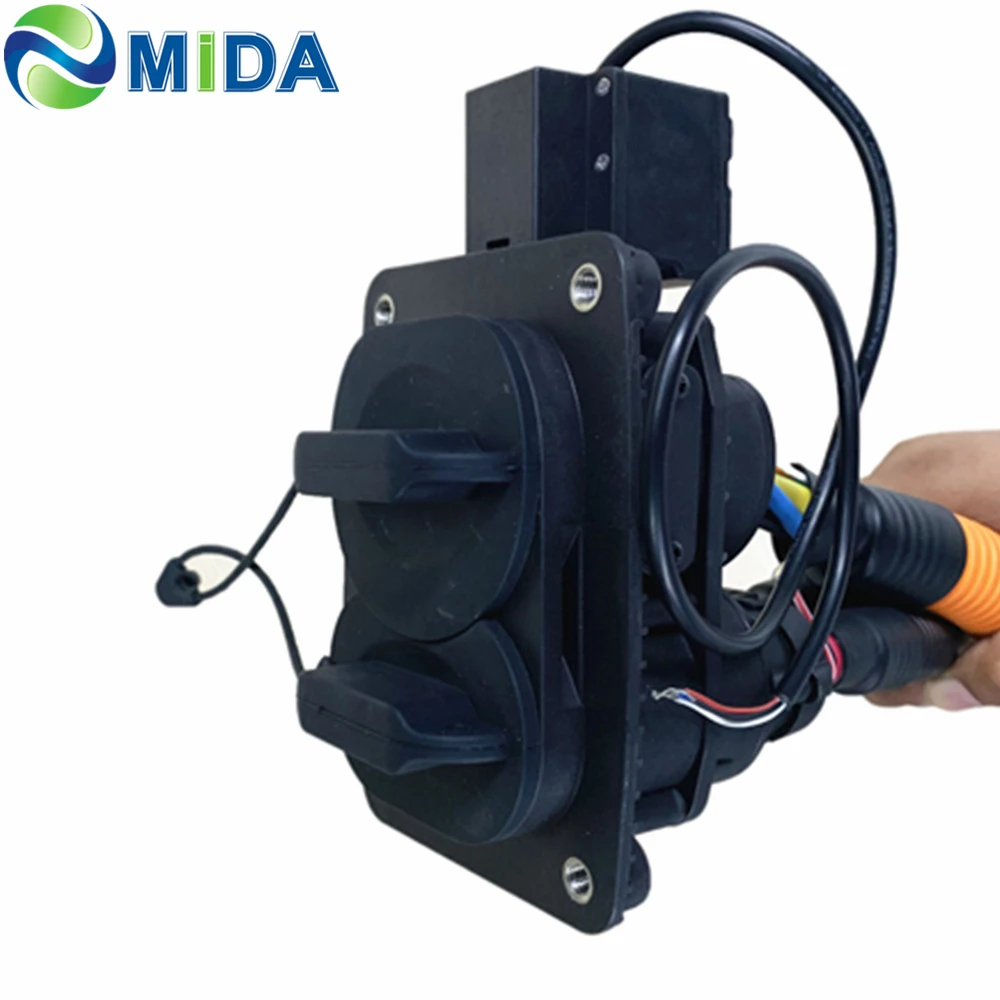 EV Socket DC Vehicle Inlet Socket CCS2 Fast Charger with E-LOCK
EV Socket DC Vehicle Inlet Socket CCS2 Fast Charger with E-LOCK