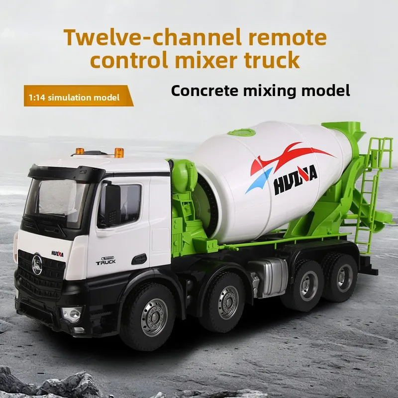 Huina 1537 New Alloy Remote Controlled Engineering Truck Model 1/14 12CH RC Car Mixer Truck Toys Vehicle Gifts For Boys
Huina 1537 New Alloy Remote Controlled Engineering Truck Model 1/14 12CH RC Car Mixer Truck Toys Vehicle Gifts For Boys