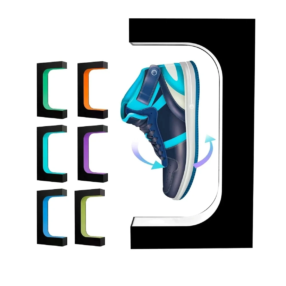 Creative Levitating Magnetic Floating 360 Degree Shoes Display Stand Shoes Shop Sample Showcase Led Shoes Racks Sneaker Storage
Creative Levitating Magnetic Floating 360 Degree Shoes Display Stand Shoes Shop Sample Showcase Led Shoes Racks Sneaker Storage