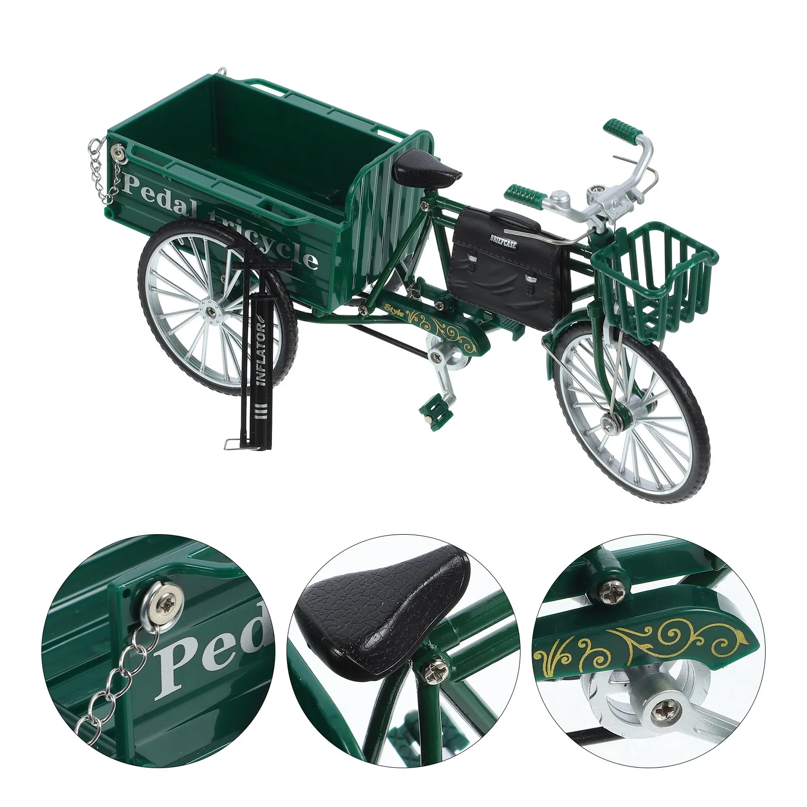 1Set Miniature Vintage Tricycle Sculpture Metal Desktop Decoration Creative Ornament for Office Home Table Stylish Adornment
1Set Miniature Vintage Tricycle Sculpture Metal Desktop Decoration Creative Ornament for Office Home Table Stylish Adornment