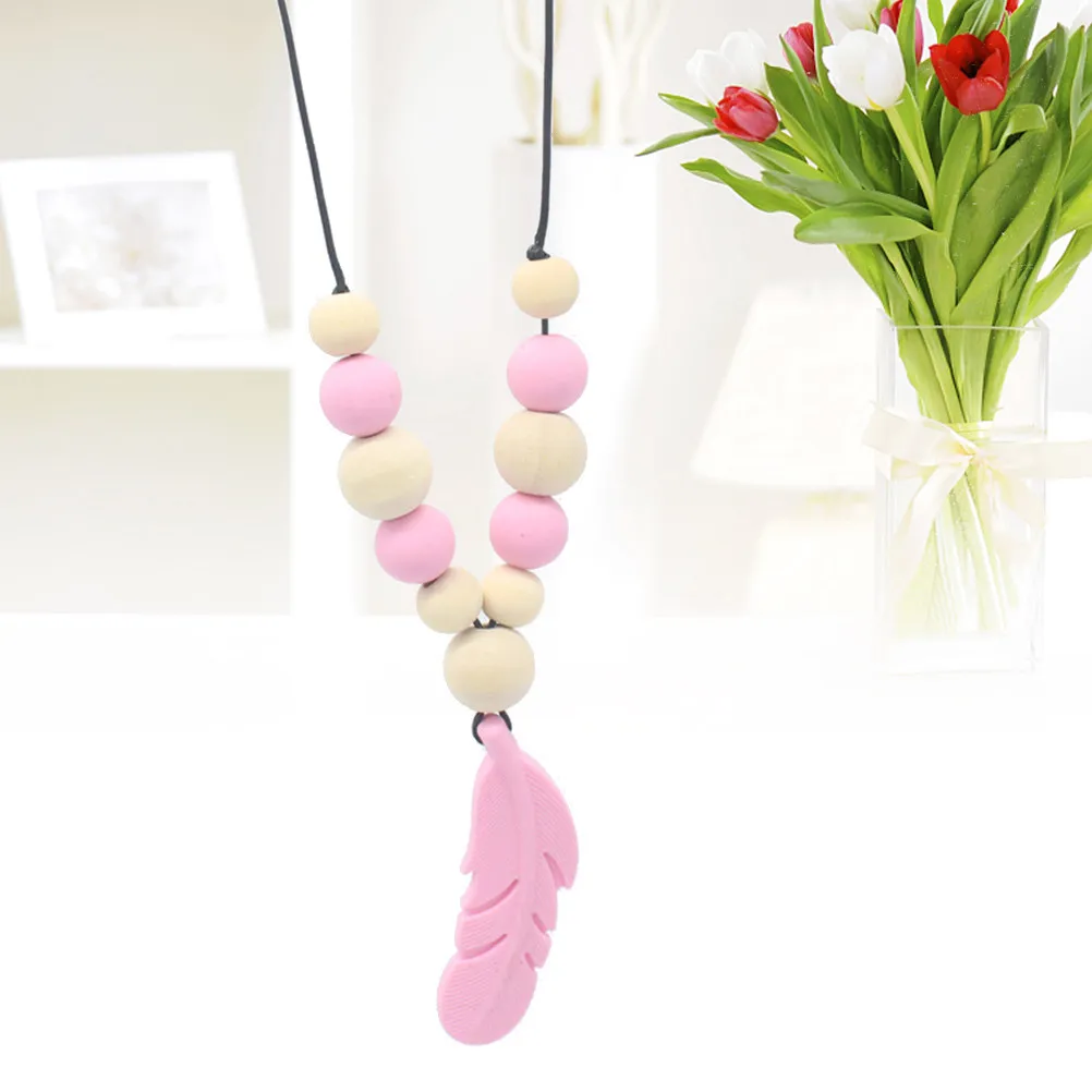 Silicone Baby Teether Necklace Chewable Pendant for Teething Relief Non-Toxic Infant Soother for Gum Massage Nursing
Silicone Baby Teether Necklace Chewable Pendant for Teething Relief Non-Toxic Infant Soother for Gum Massage Nursing