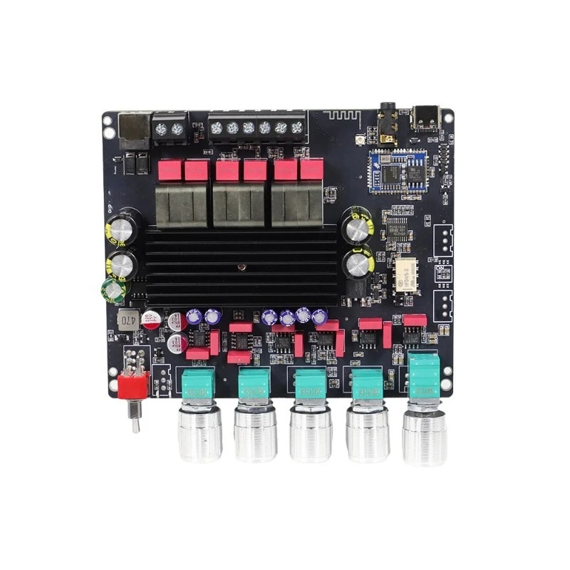 Dual Channel Bluetooth Audio Amplifier Module 50W×2+100W With APTX AAC SBC Hi Fi Audio Decoding Circuit Board
Dual Channel Bluetooth Audio Amplifier Module 50W×2+100W With APTX AAC SBC Hi Fi Audio Decoding Circuit Board