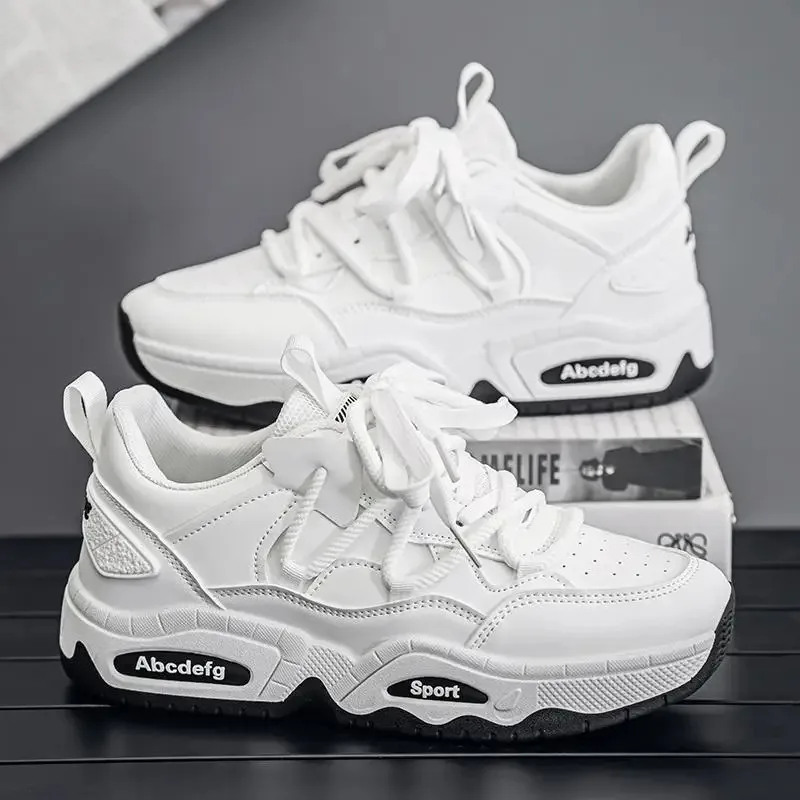 Мужская обувь, новинка 2025, мужская спортивная обувь на толстой подошве, брендовые удобные кожаные кроссовки на мягкой подошве, мужские Tenis Masculino
Мужская обувь, новинка 2025, мужская спортивная обувь на толстой подошве, брендовые удобные кожаные кроссовки на мягкой подошве, мужские Tenis Masculino