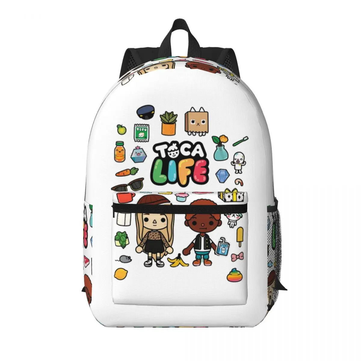Toca Boca Student Backpack School Bag Hiking Travel Daypack for Men Women Bookbag Shoulder Bags
Toca Boca Student Backpack School Bag Hiking Travel Daypack for Men Women Bookbag Shoulder Bags