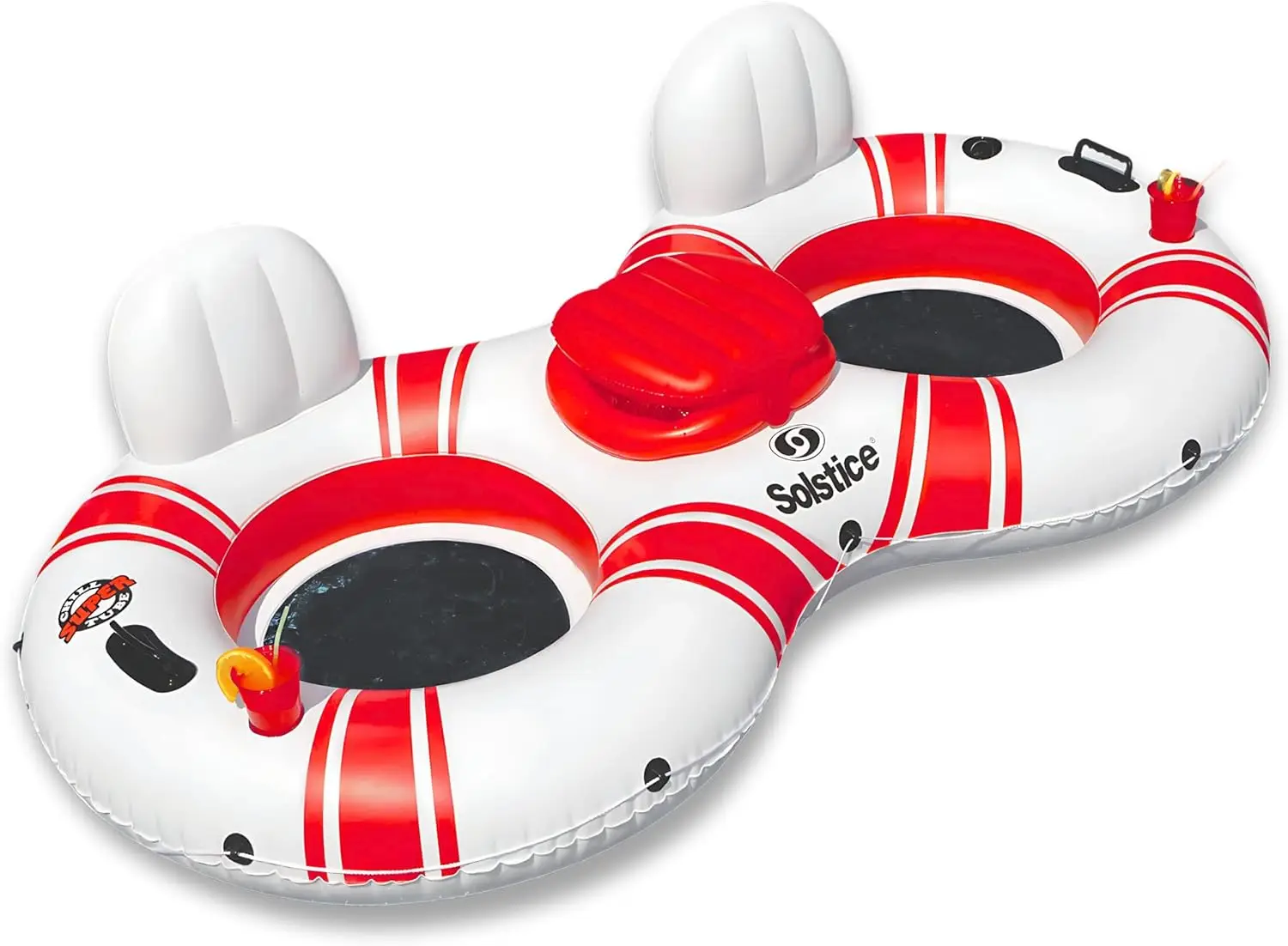2-Person Inflatable Float with Backrest, Mesh Base & Cupholders for Pool, Lake & River - Heavy-Duty Material
2-Person Inflatable Float with Backrest, Mesh Base & Cupholders for Pool, Lake & River - Heavy-Duty Material