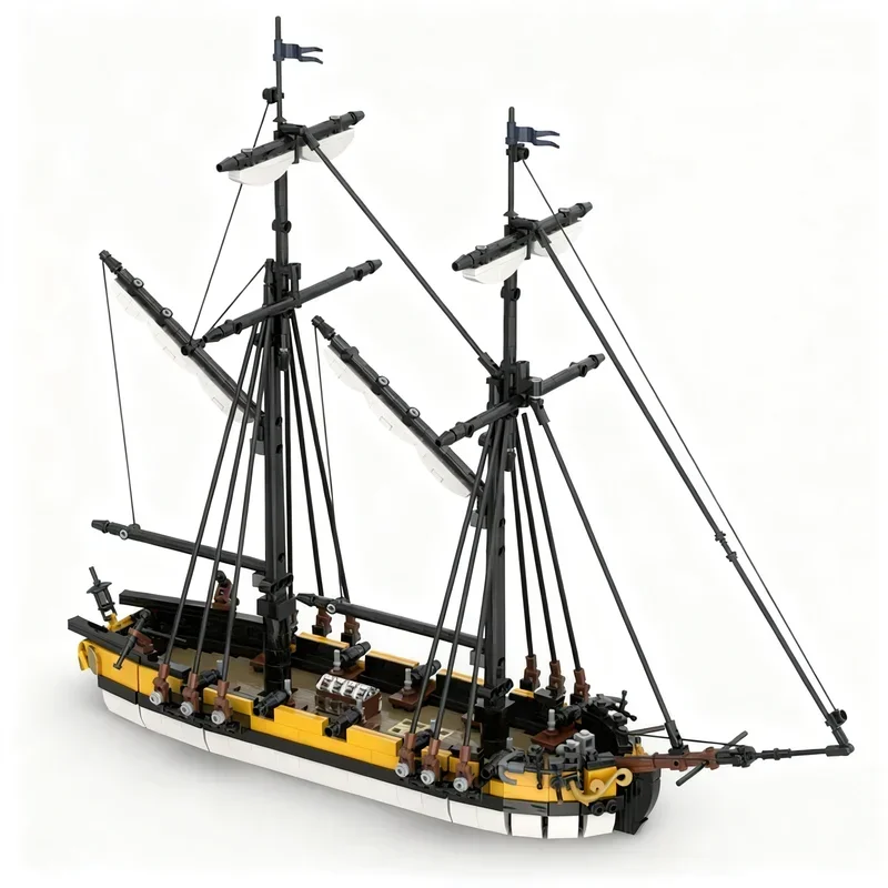 1383PCS MOC Pirate Sailing Ship Hms Dart Model Building Blocks Creative Assembly Space Display Home Decor Construction Gift Desk
1383PCS MOC Pirate Sailing Ship Hms Dart Model Building Blocks Creative Assembly Space Display Home Decor Construction Gift Desk