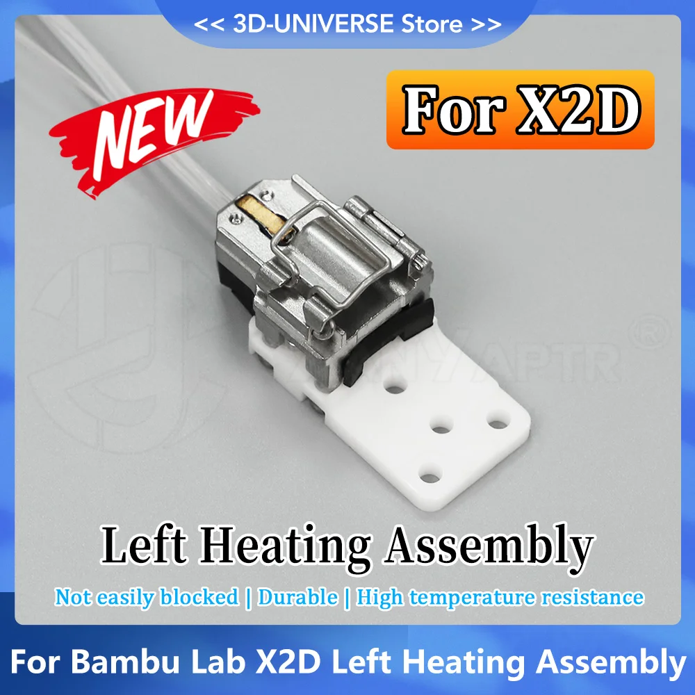 Genuine Bambu Lab X2D Left Hotend Heating Assembly 3D Printer Left Side Hot End Heater Component
Genuine Bambu Lab X2D Left Hotend Heating Assembly 3D Printer Left Side Hot End Heater Component