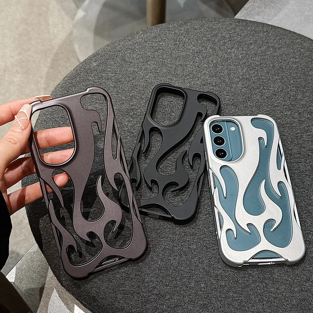 Plating Hollow Flame Matte Case For Samsung S25 Ultra S24 Plus S23 S22 A56 A36 A26 A55 5G A54 A16 A15 A06 Heat Dissipation Cover
Plating Hollow Flame Matte Case For Samsung S25 Ultra S24 Plus S23 S22 A56 A36 A26 A55 5G A54 A16 A15 A06 Heat Dissipation Cover