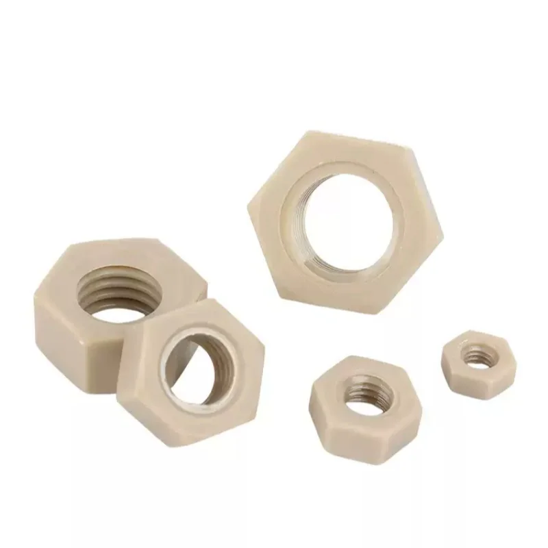 M2-M16 Insulating PEEK Hex Nuts – High-Temp Resistant High-Strength Plastic Threaded Fastener Assortment
M2-M16 Insulating PEEK Hex Nuts – High-Temp Resistant High-Strength Plastic Threaded Fastener Assortment