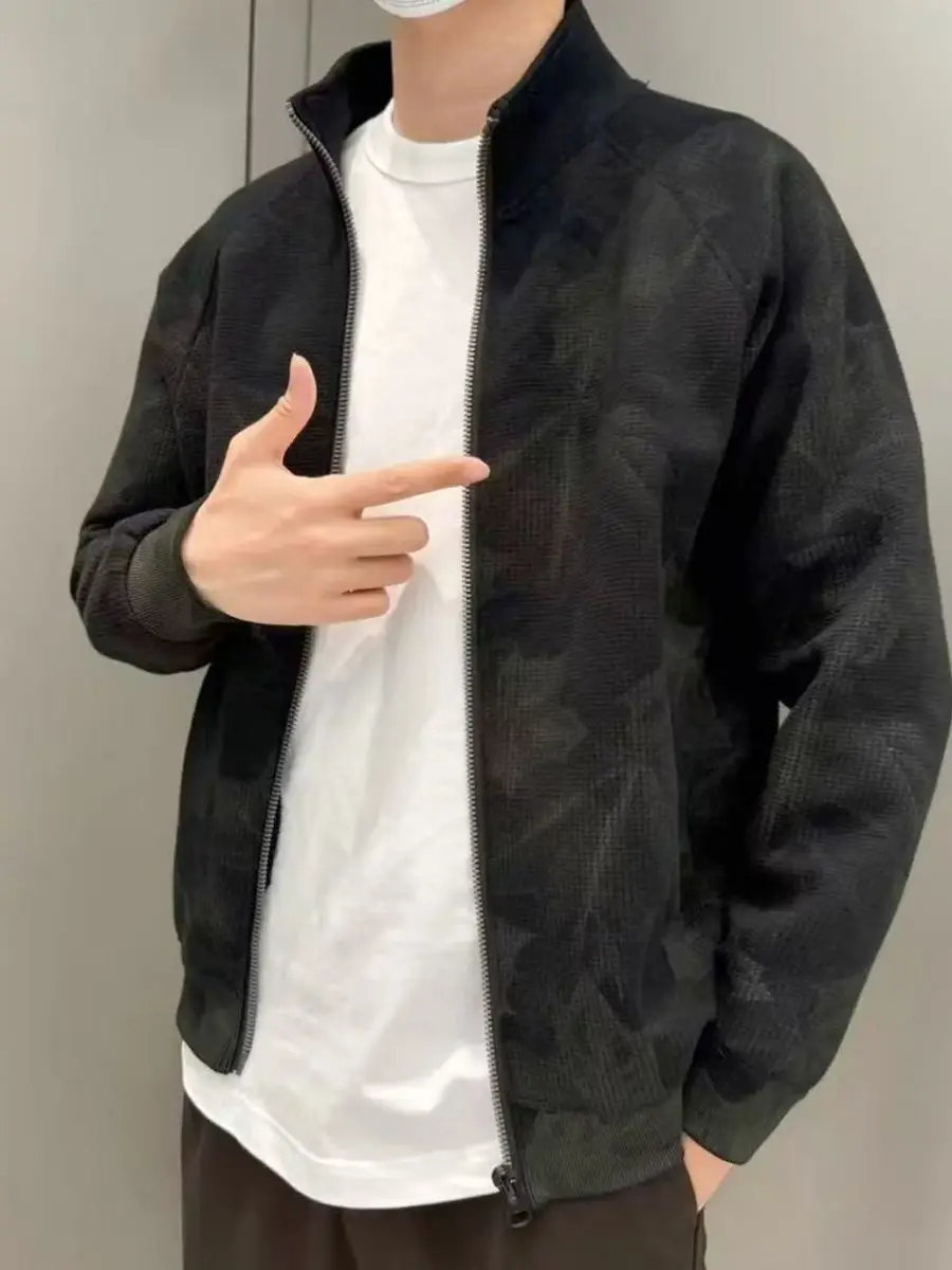 Casual Sle Men's Stand Collar Open Cardigan Jaet Lightweight Long Sve Polyester Fiber Spring Autumn New Arrival
Casual Sle Men's Stand Collar Open Cardigan Jaet Lightweight Long Sve Polyester Fiber Spring Autumn New Arrival