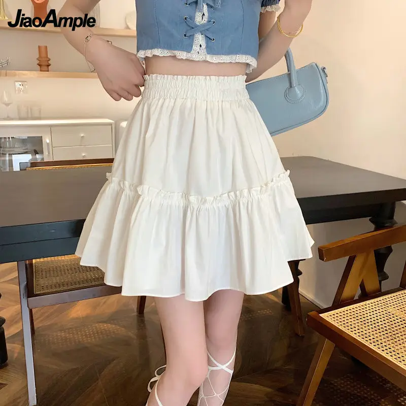 White Skirts Women Summer Korean Graceful Casual Elastic High Waist A-Line Skirt 2022 New Student Fashion Simple Joker Clothing
White Skirts Women Summer Korean Graceful Casual Elastic High Waist A-Line Skirt 2022 New Student Fashion Simple Joker Clothing