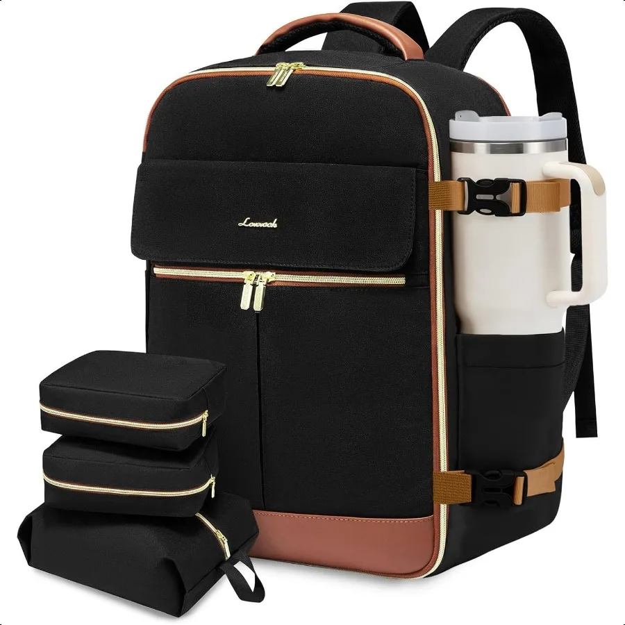 Carry On Backpack 40L Travel Backpack Women with 3 Packing Cubes TSA Airline Appd Suitcase Bag as Personal Item Waterproof 17.3 
Carry On Backpack 40L Travel Backpack Women with 3 Packing Cubes TSA Airline Appd Suitcase Bag as Personal Item Waterproof 17.3