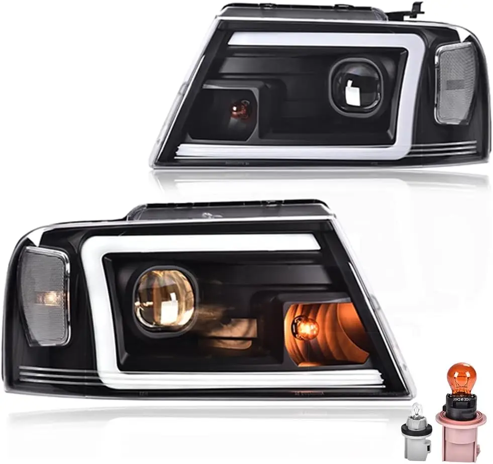 LED DRL Headlights, Compatible with 2004 2005 2006 2007 2008 Ford F150 06-08 Lincoln Mark Bumper Headlamp, Chrome Housing Haloge
LED DRL Headlights, Compatible with 2004 2005 2006 2007 2008 Ford F150 06-08 Lincoln Mark Bumper Headlamp, Chrome Housing Haloge