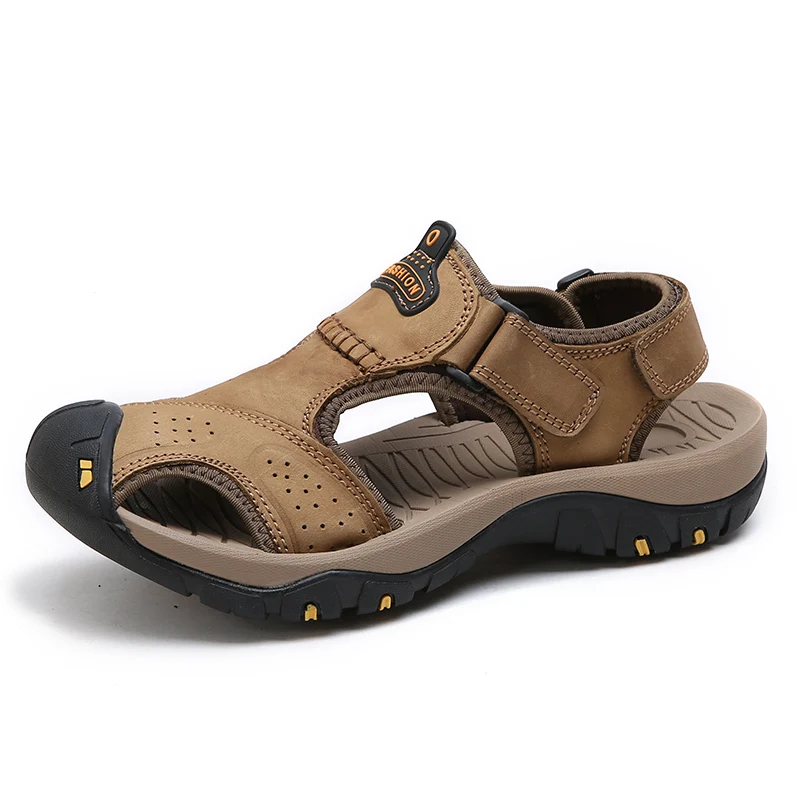 2023 Genuine Leather Men sandals Summer New Large Size Men Sandals Men's casual shoes Fashion Sandals Slippers Big Size 38-47
2023 Genuine Leather Men sandals Summer New Large Size Men Sandals Men's casual shoes Fashion Sandals Slippers Big Size 38-47