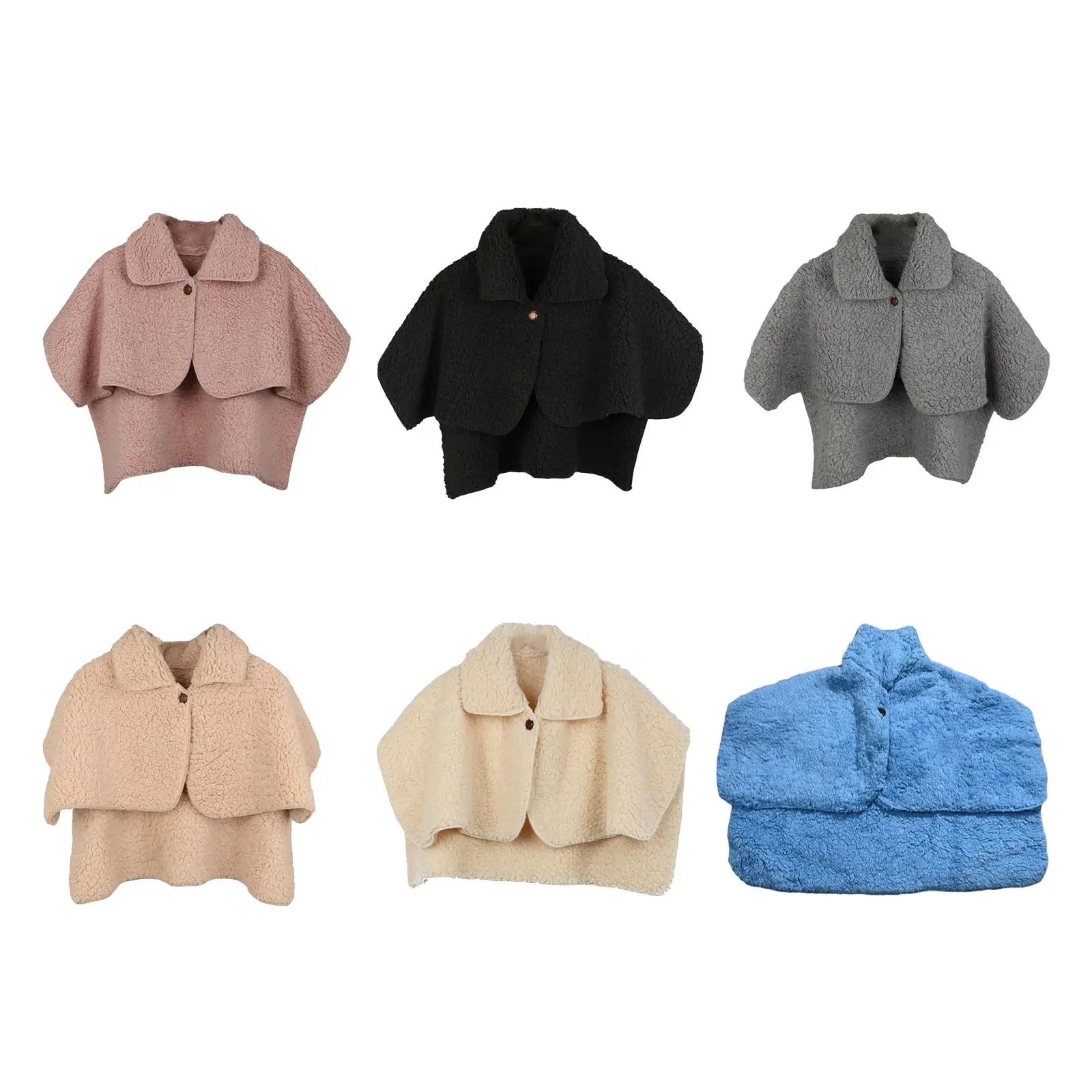 Women Winter Shawl Wrap Soft Lightweight Thermal Sleeveless Shoulder Cape Neck Protective Pad for Trip Winter Bedroom Car Office
Women Winter Shawl Wrap Soft Lightweight Thermal Sleeveless Shoulder Cape Neck Protective Pad for Trip Winter Bedroom Car Office