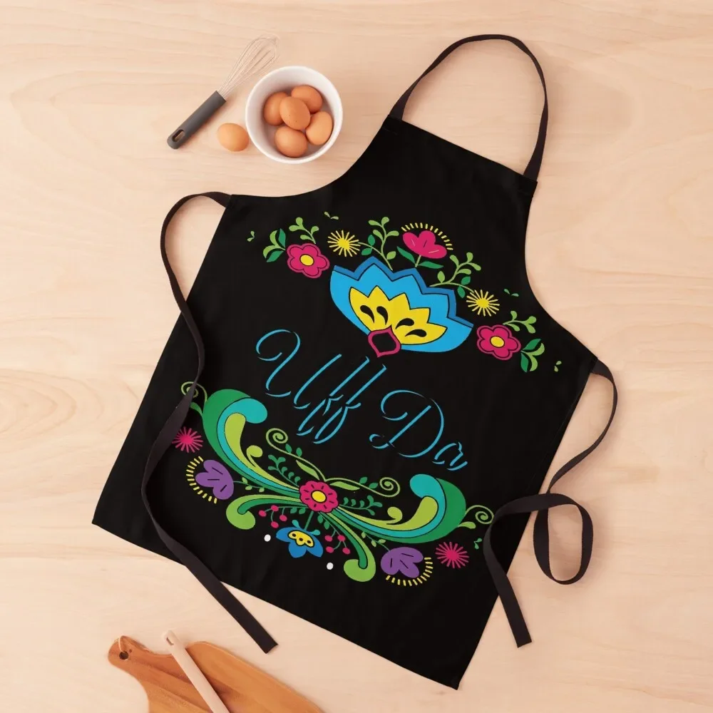 UFF DA FLOWERS NORWEGIAN ROSEMALING Apron Smock for hairdressing kitchen girl Women's Dresses Waterproof women Apron
UFF DA FLOWERS NORWEGIAN ROSEMALING Apron Smock for hairdressing kitchen girl Women's Dresses Waterproof women Apron