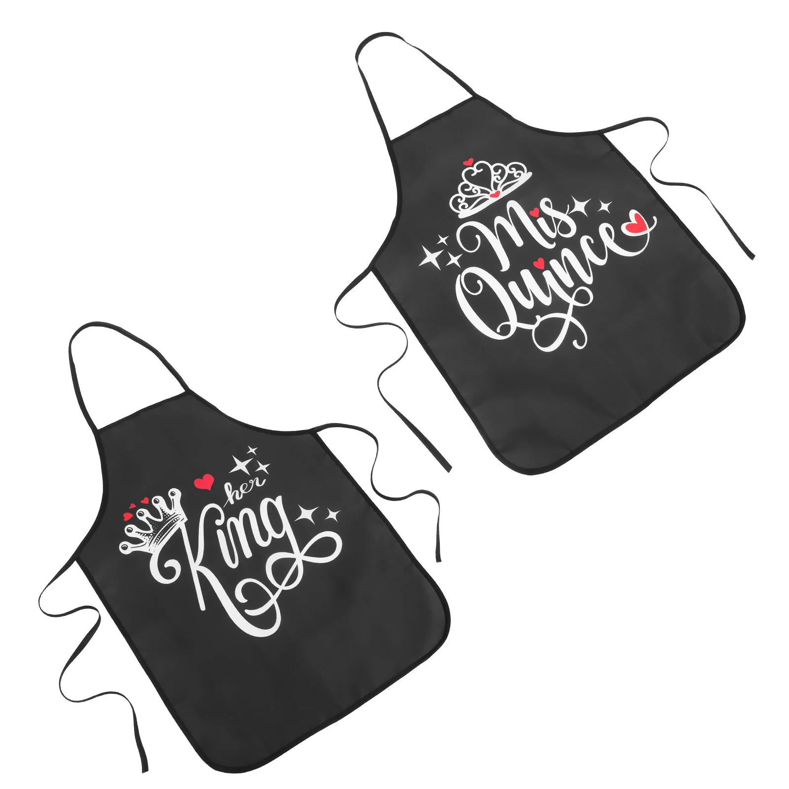 1Pair Valentine Letter Print Aprons Crown Design Couples Cooking Party Bbq Kitchen Adjustable Size Apron
1Pair Valentine Letter Print Aprons Crown Design Couples Cooking Party Bbq Kitchen Adjustable Size Apron